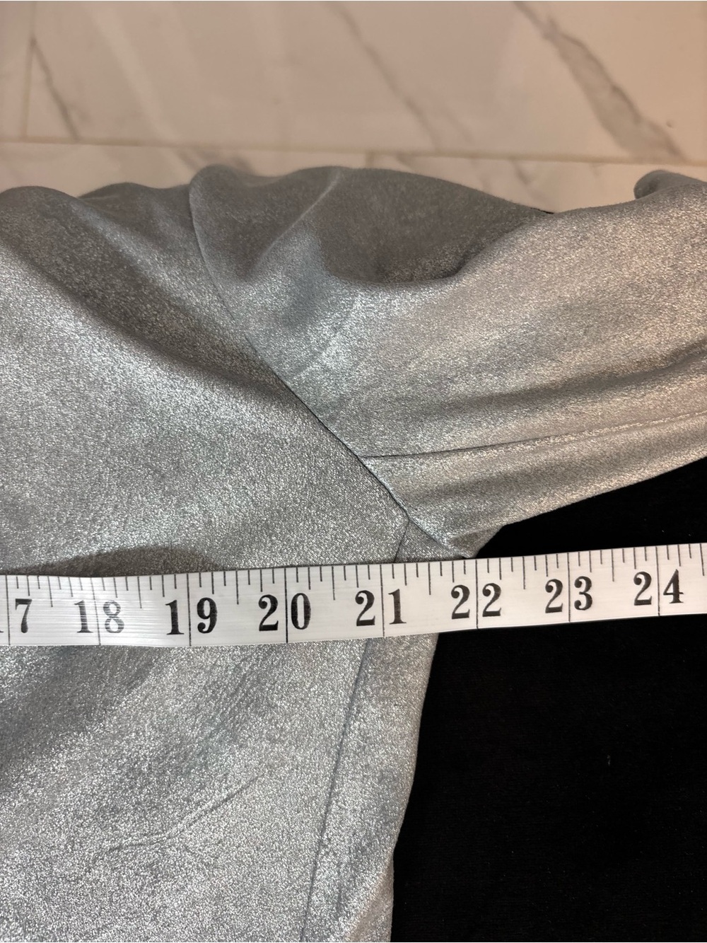 Zara Silver Metallic Blazer Jacket R1 - Picture 15 of 16